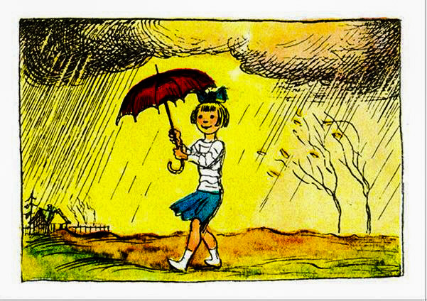 Приключение с зонтиком